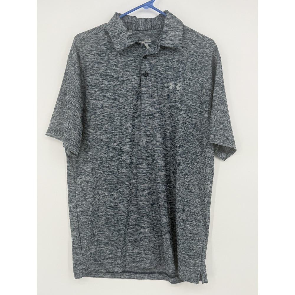 Under Armour Men's Loose Heat Gear Short Sleeve Polo Medium